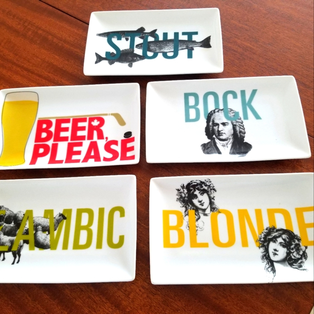 Crate and Barrel NWT cocktail plates